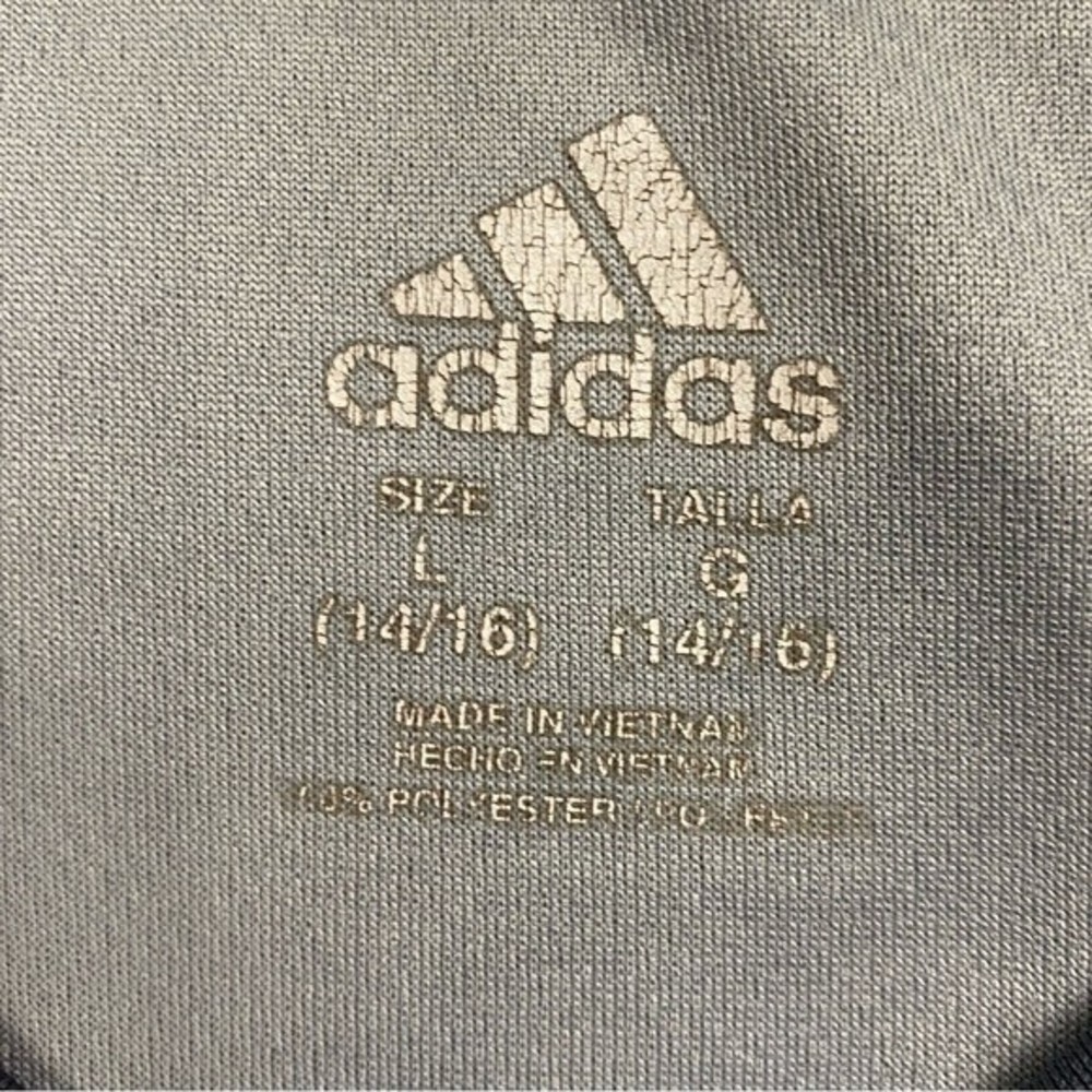 Youth Adidas Sports Shirt - Boy’s Size L 14/16 - Picture 5 of 5